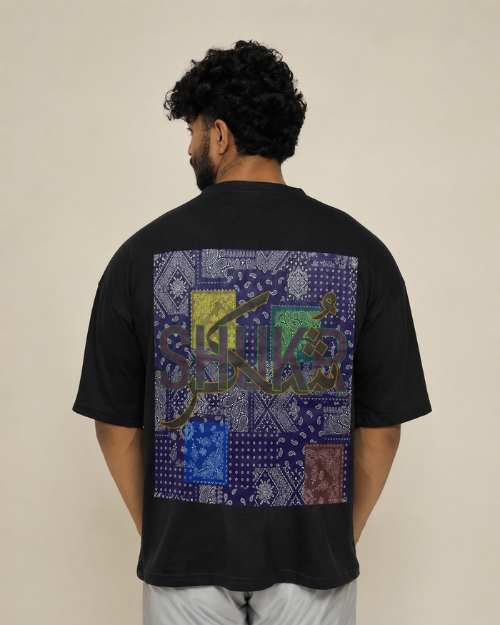 Abstract Graphic Oversized Tee