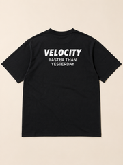 Velocity Faster Than Yesterday Oversized Tee