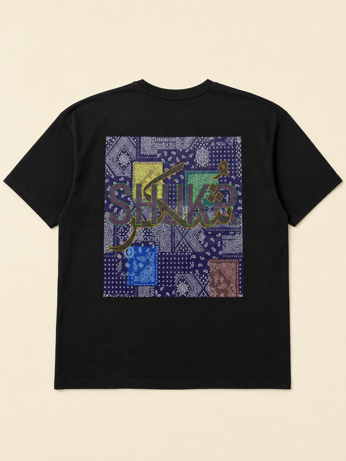 Abstract Graphic Oversized Tee