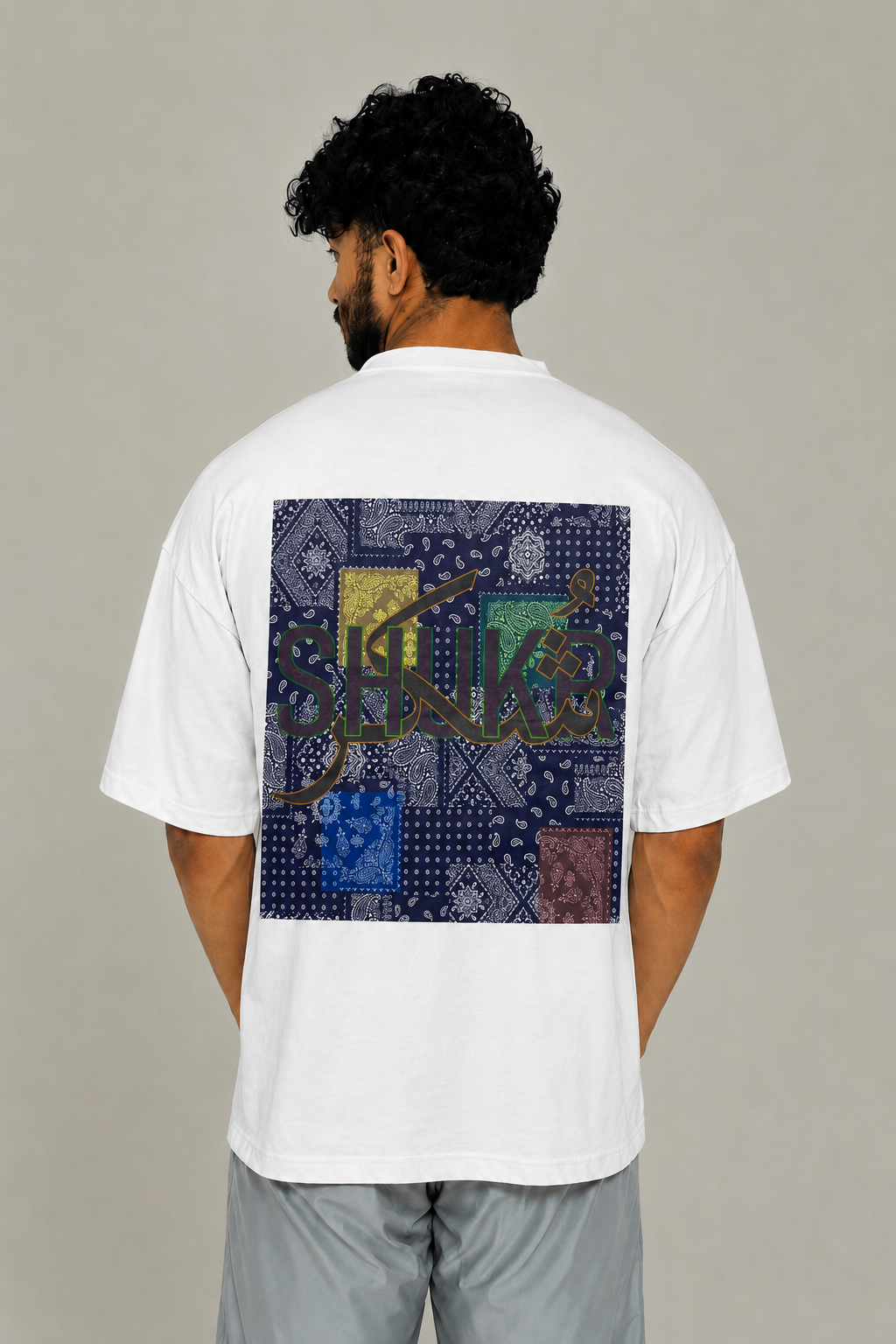 Abstract Graphic Oversized Tee